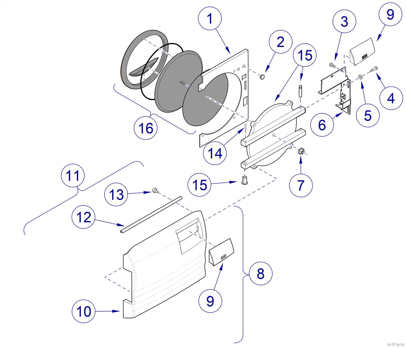 midmark m11 parts diagram