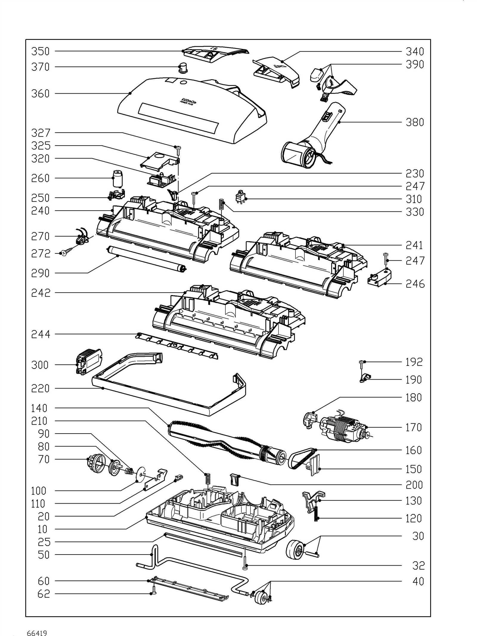 miele cva 2660 parts diagram