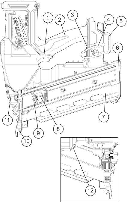 milwaukee 2745 20 parts diagram