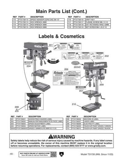 milwaukee mag drill parts diagram