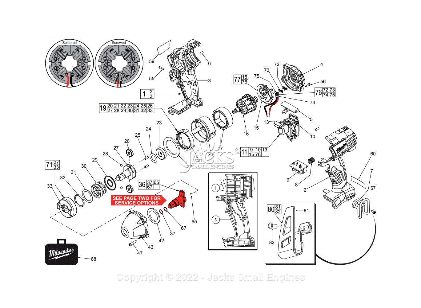 milwaukee parts diagram