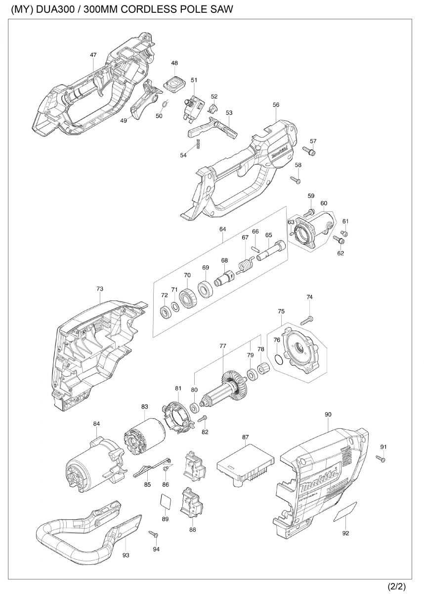 milwaukee sawzall parts diagram