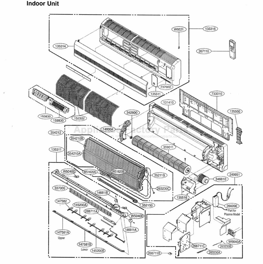 mini split air conditioner parts diagram