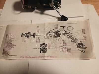 mitchell 300 reel parts diagram