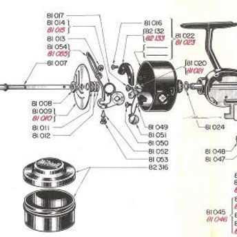 mitchell 300x reel parts diagram