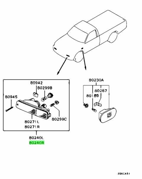 mitsubishi l200 parts diagram