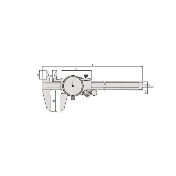 mitutoyo dial caliper parts diagram