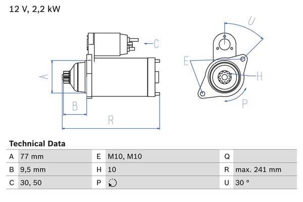 car starter parts diagram