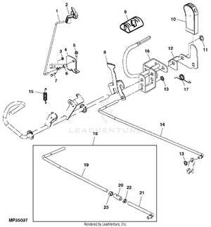 john deere l110 mower deck parts diagram