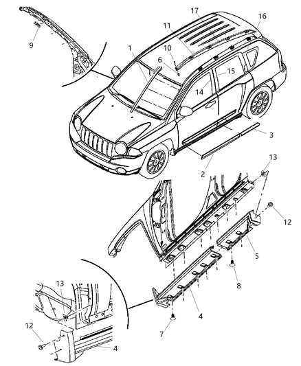 exterior car parts diagram