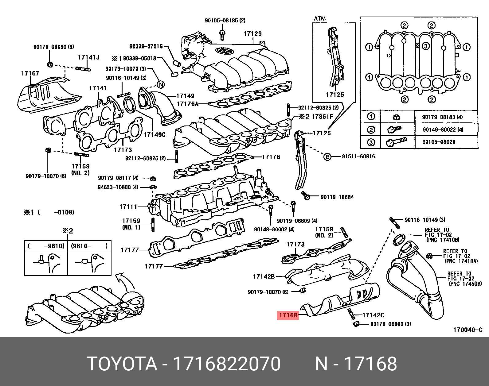 2004 toyota corolla parts diagram