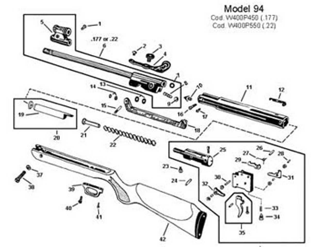 model 94 parts diagram