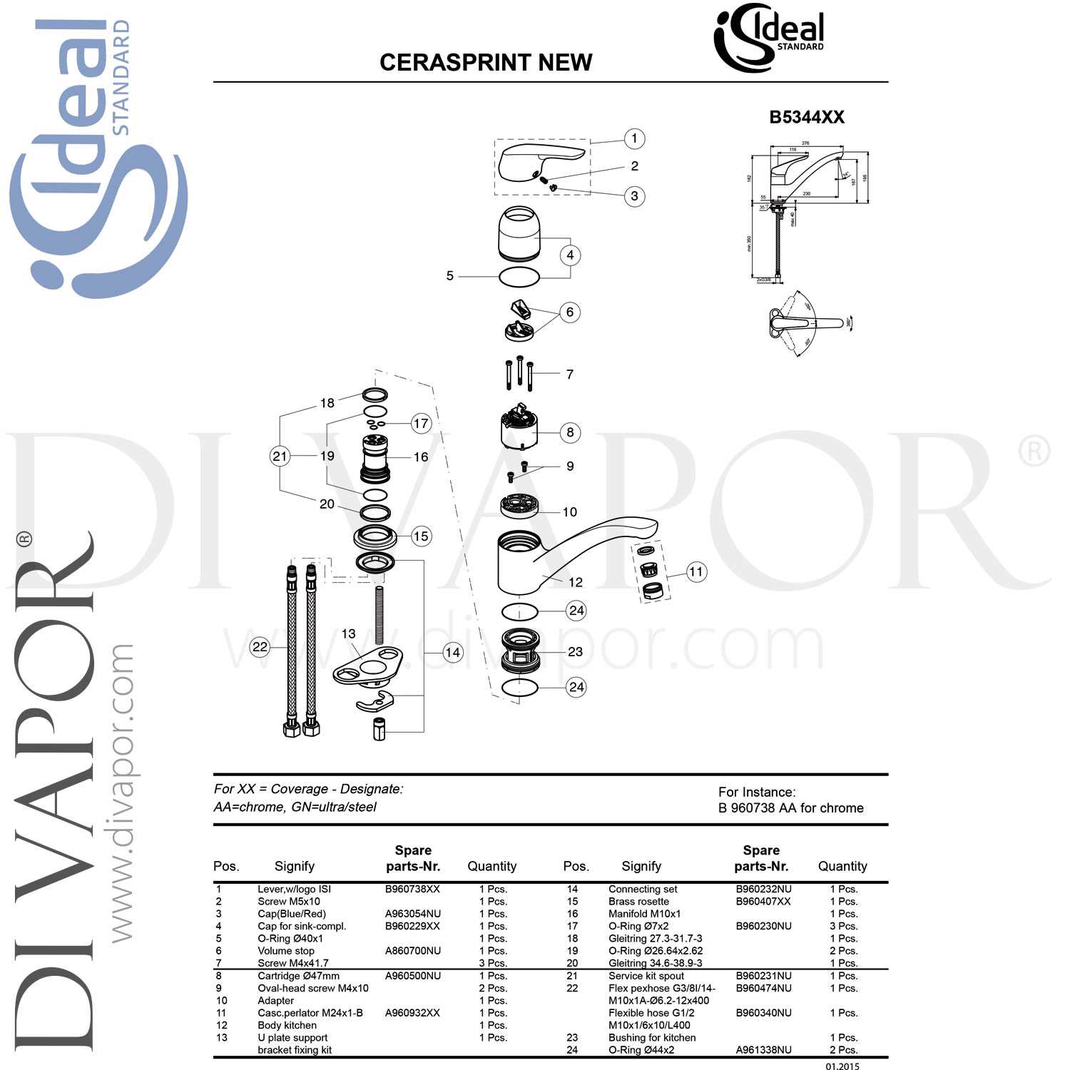 moen 7600 parts diagram