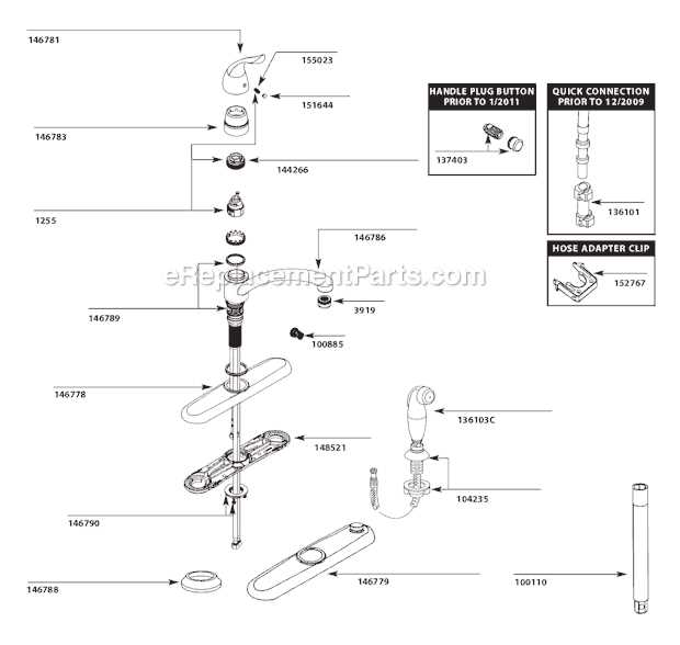 moen adler kitchen faucet parts diagram