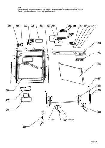 moffat dishwasher parts diagram