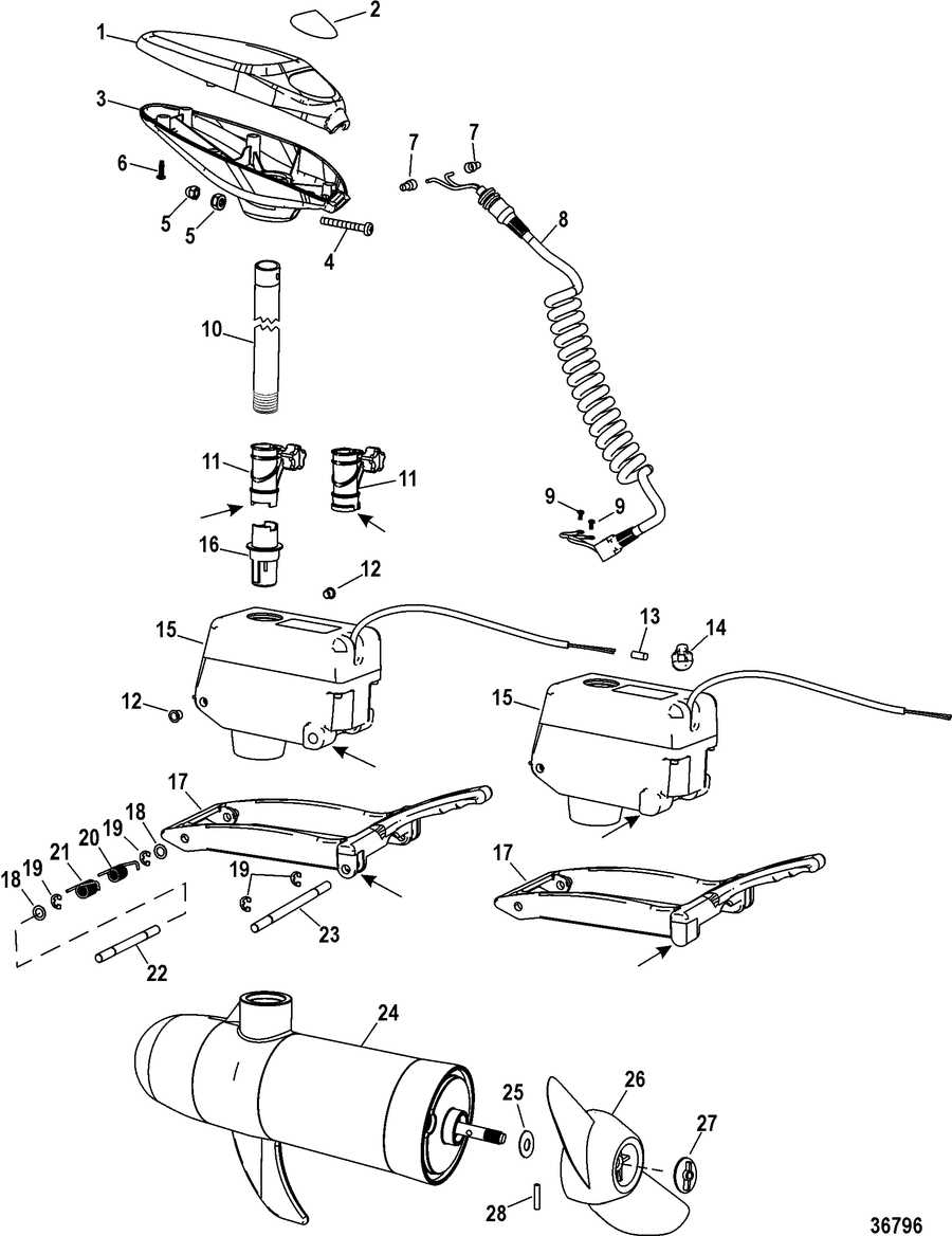 motorguide x5 parts diagram