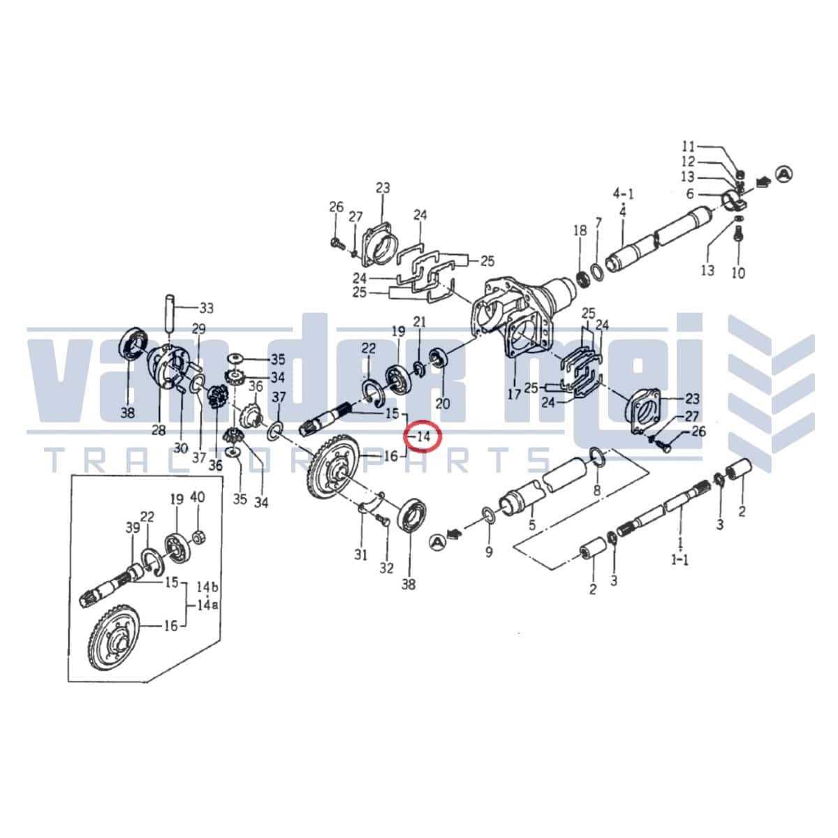 dana 60 parts diagram