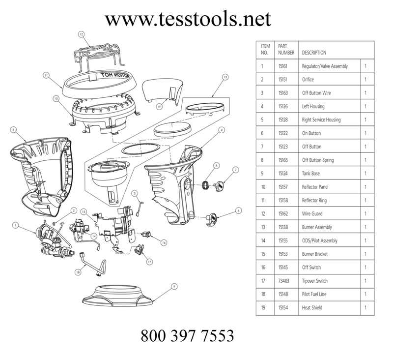 mr heater mh15t parts diagram