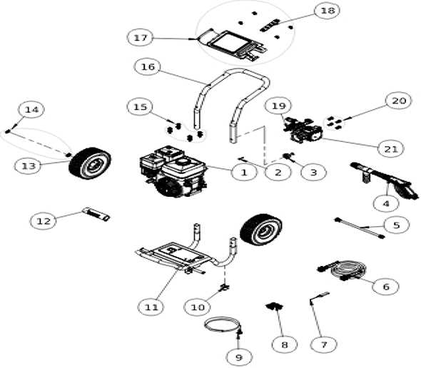 honda gcv160 pressure washer pump parts diagram