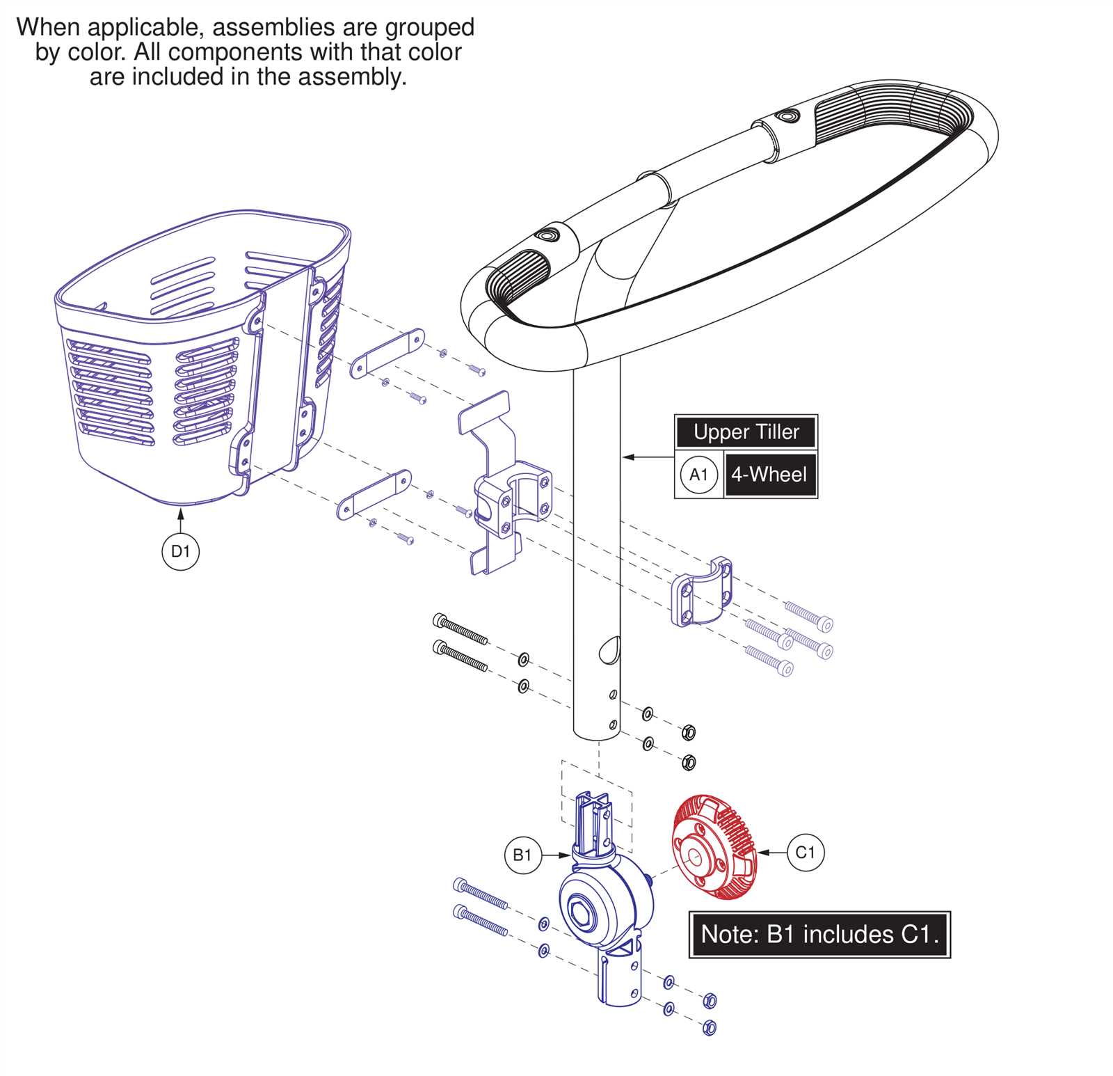 go go elite traveler parts diagram