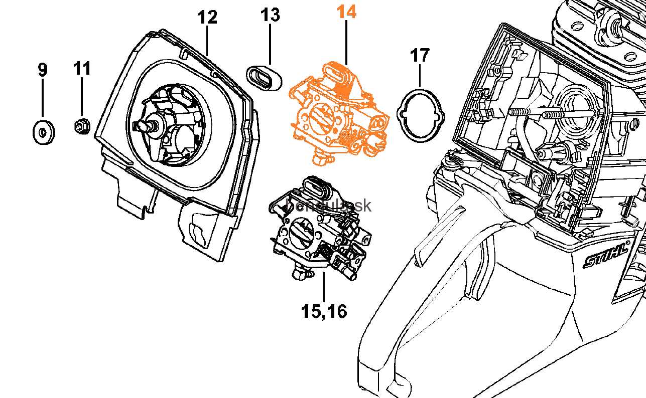 ms 661 parts diagram