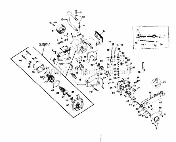 ms170 stihl chainsaw parts diagram