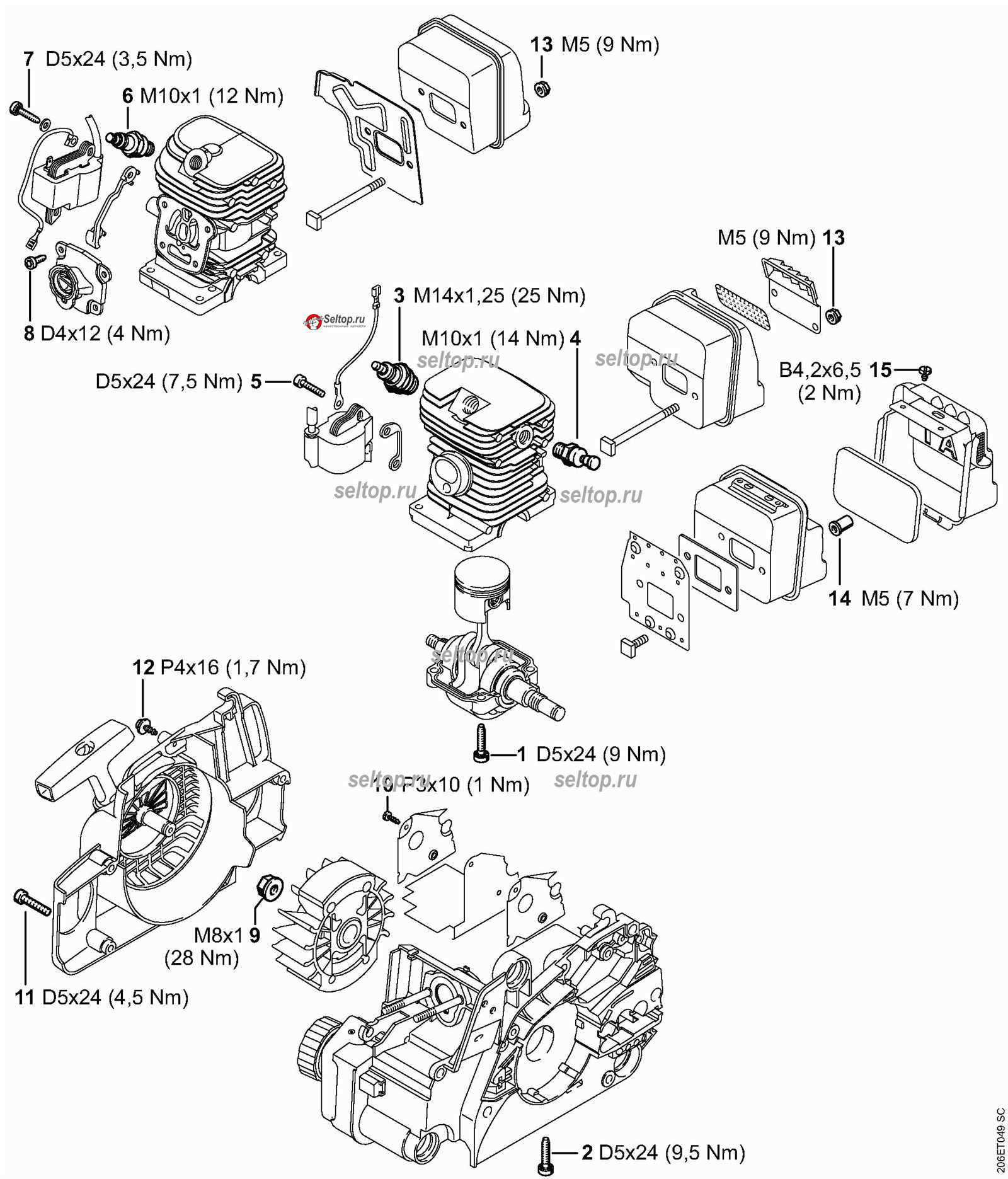 ms180c parts diagram