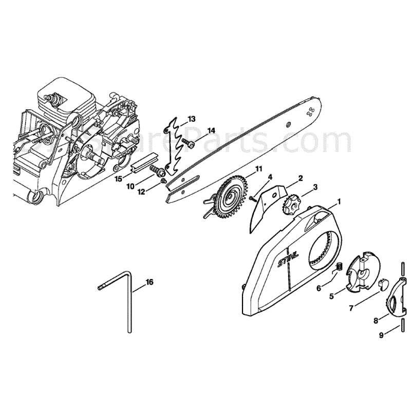 ms180c parts diagram