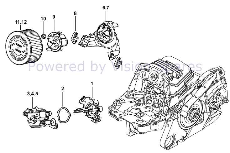 ms261c parts diagram