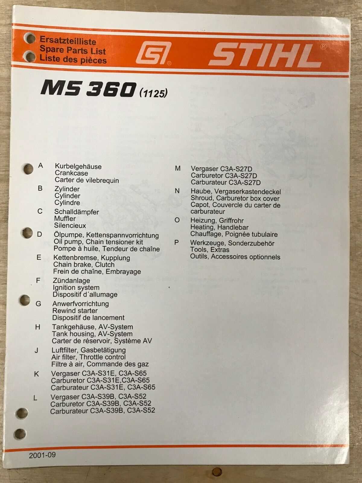 ms360 parts diagram