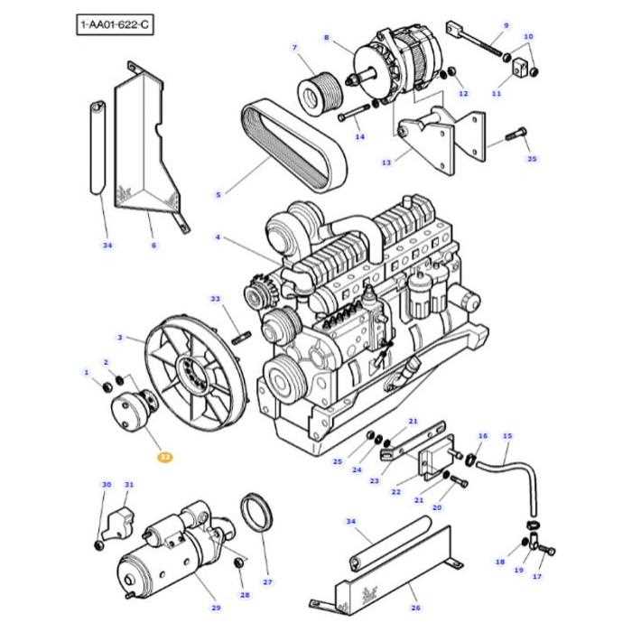 massey ferguson 245 parts diagram