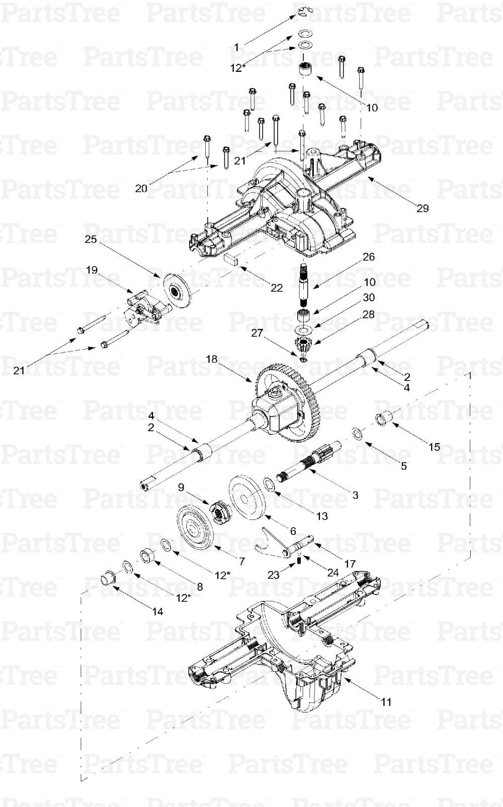 mtd push mower parts diagram