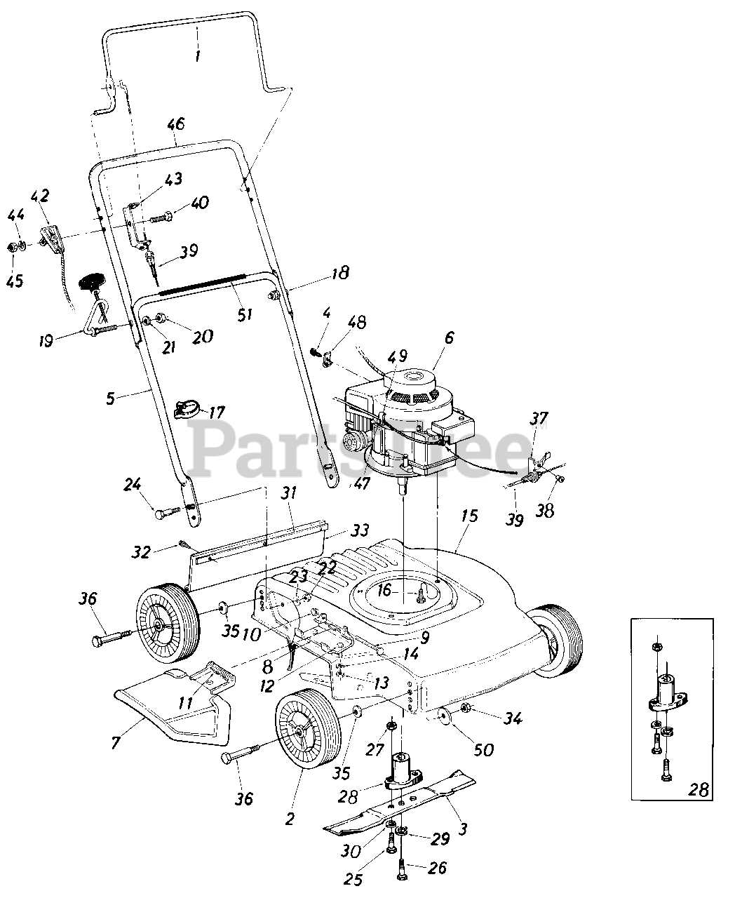 mtd tiller parts diagram