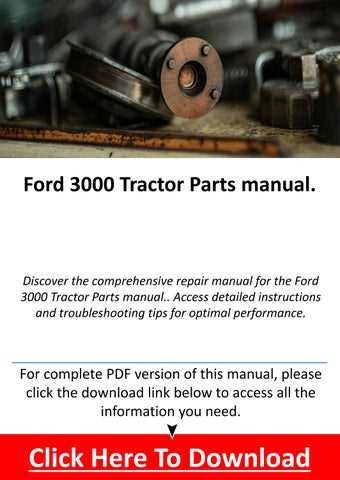 ford 5000 parts diagram