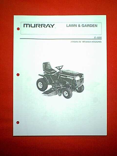 murray lawn mower deck parts diagram