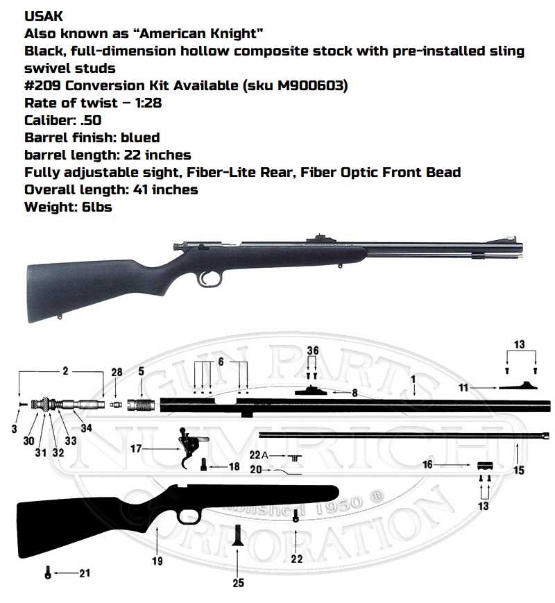 muzzleloader parts diagram