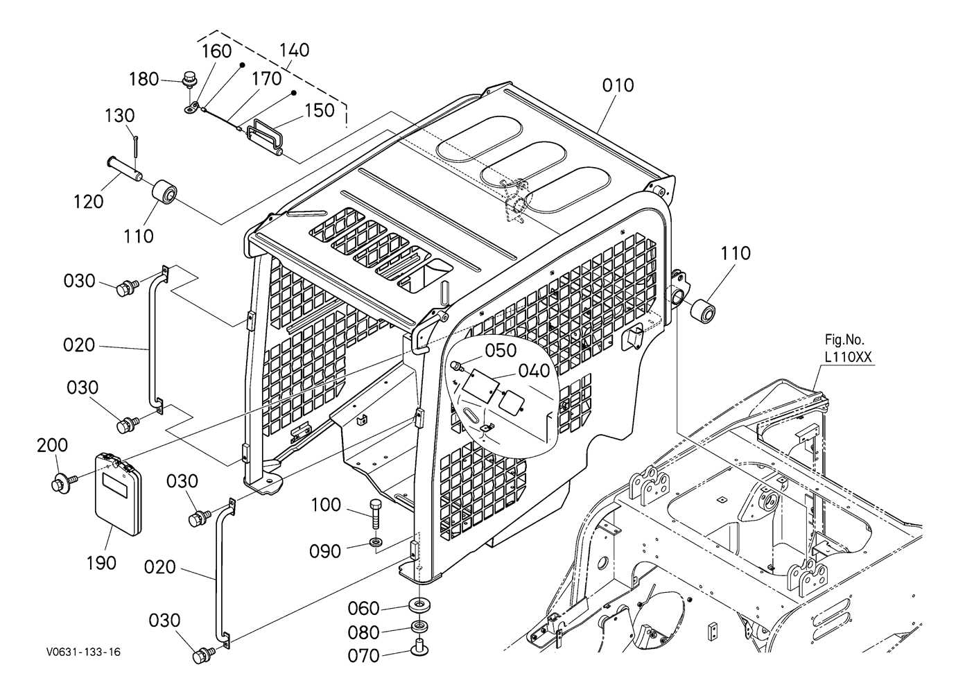 kubota svl95 2s parts diagram