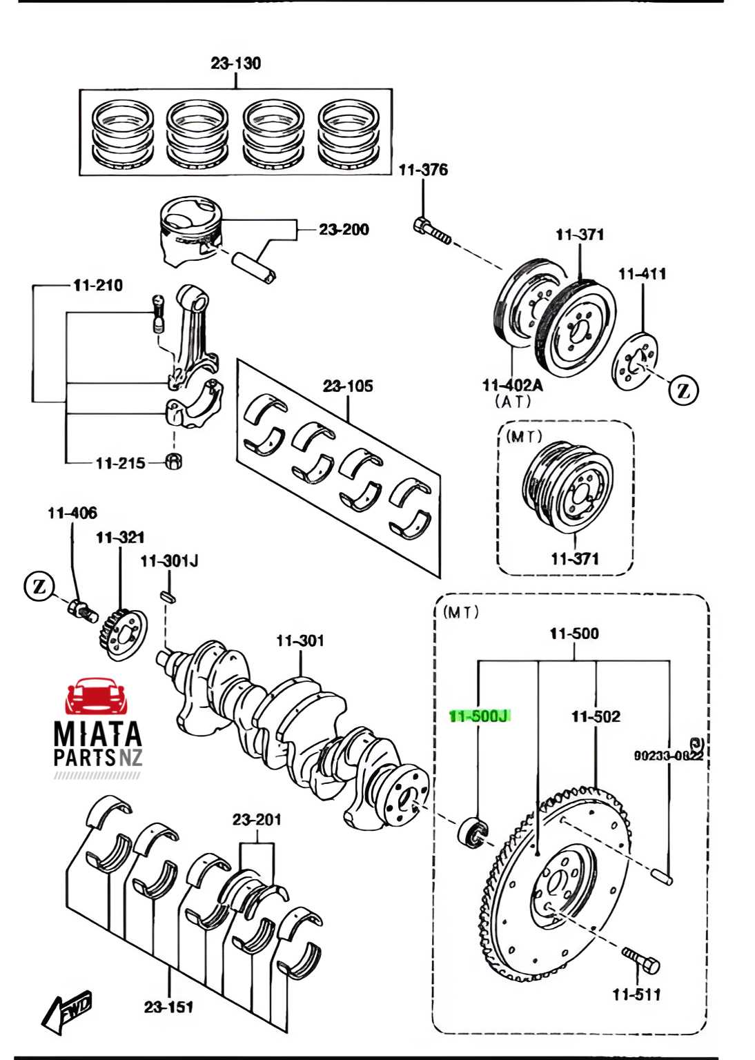 na miata parts diagram