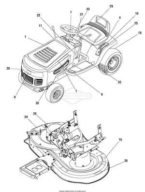 murray lawn mower deck parts diagram