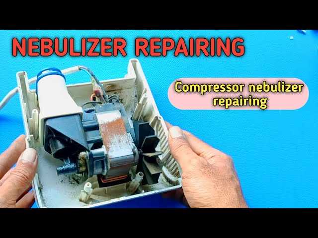 nebulizer machine parts diagram