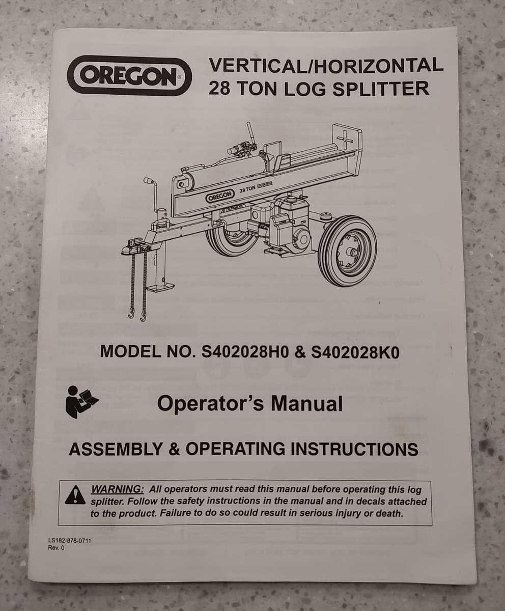 champion log splitter parts diagram