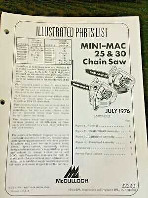 mcculloch mini mac 25 parts diagram