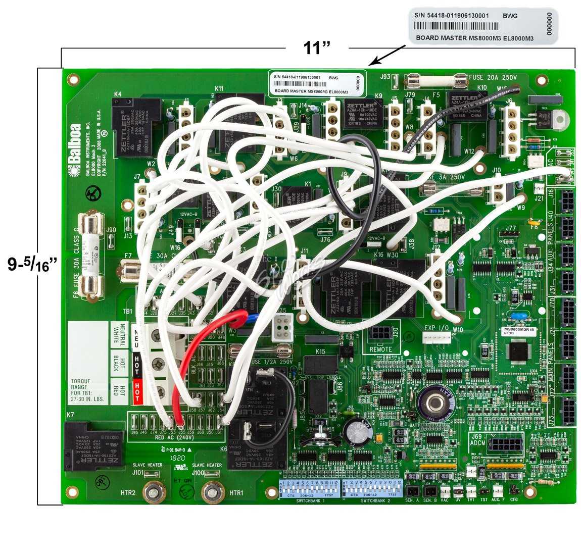 master spa parts diagram