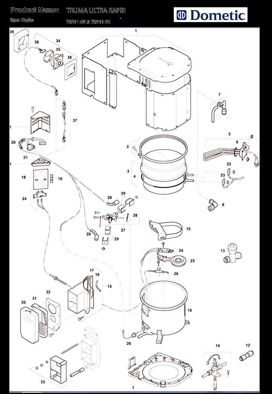 hot water tank parts diagram