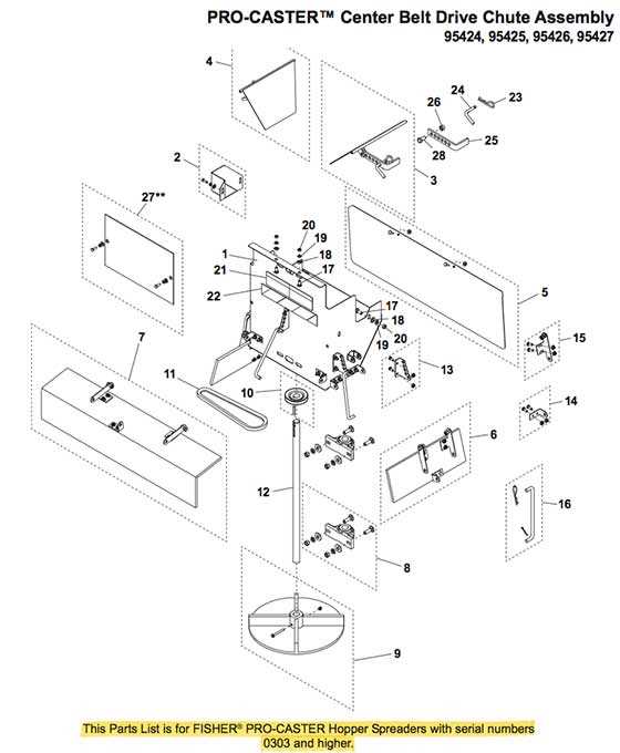 fisher salt spreader parts diagram