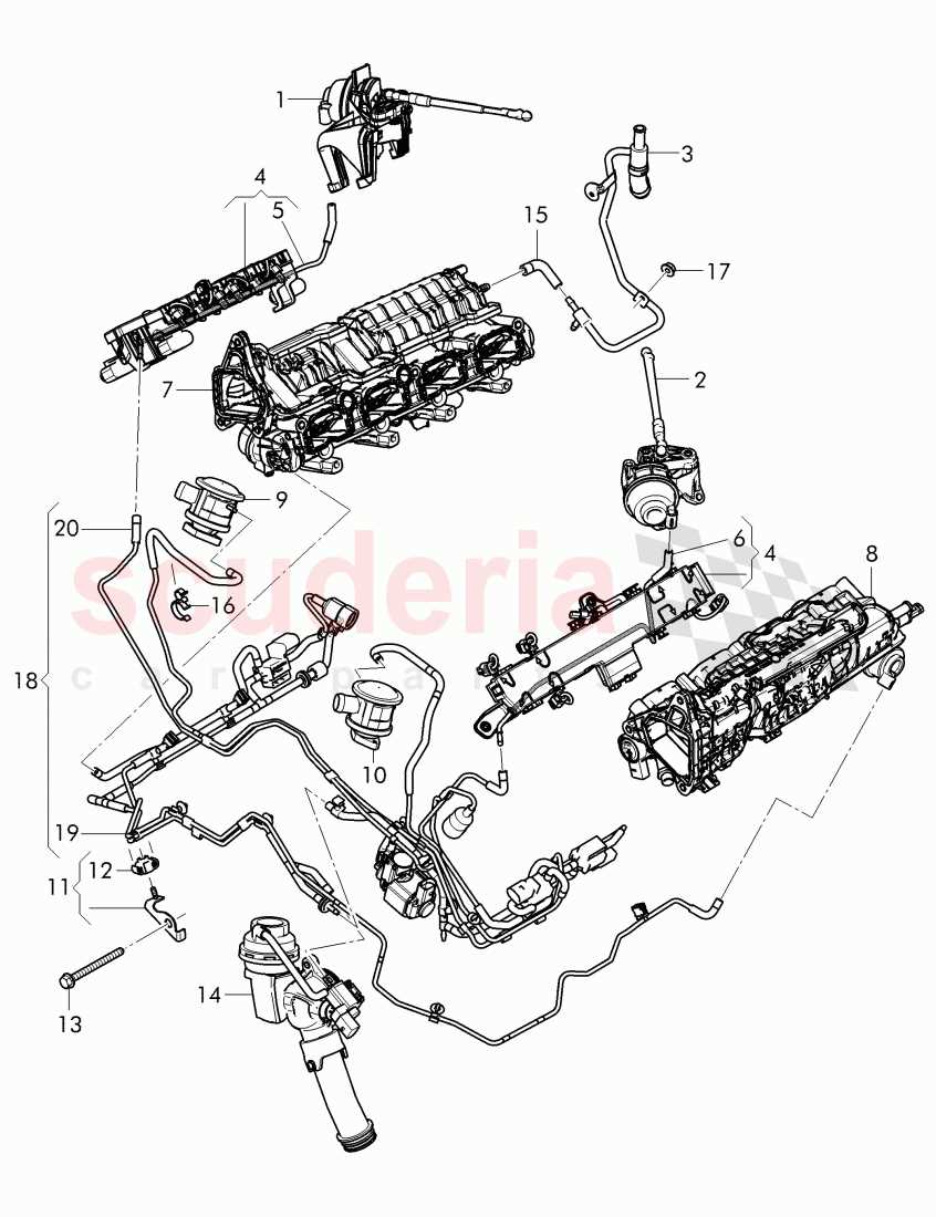 audi a3 engine parts diagram