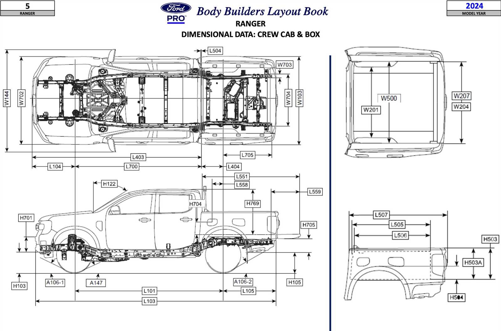 ford ranger body parts diagram