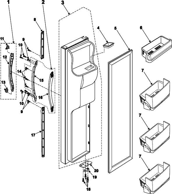 samsung rf267aers parts diagram