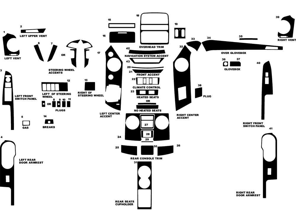 2011 honda pilot parts diagram