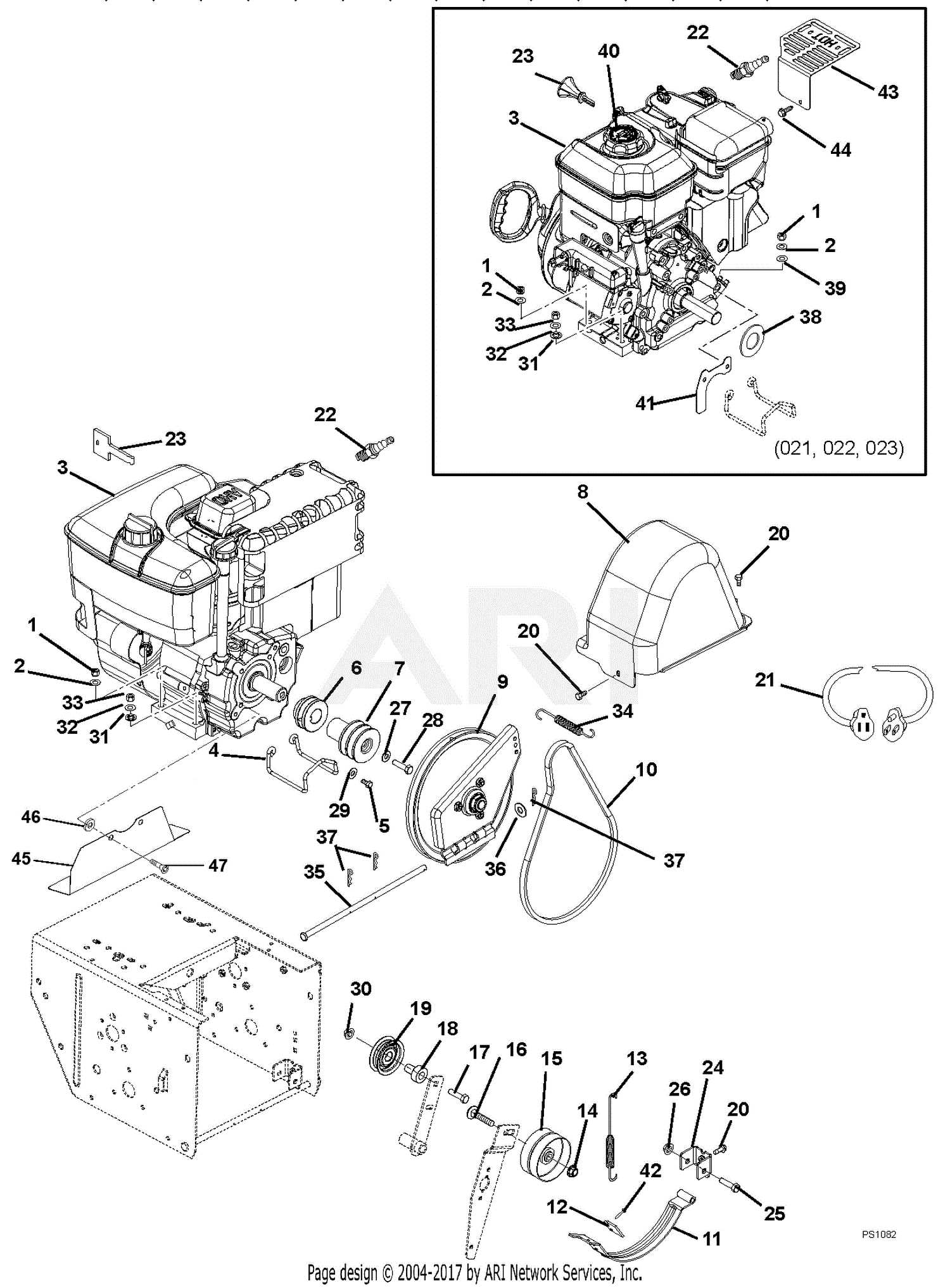 ariens 926le parts diagram